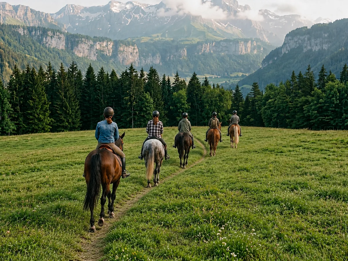 Balade à cheval en Isère, autour de Lans-en-Vercors