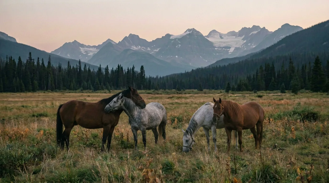 Chevaux en liberté, Cap Cavale, Isère